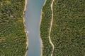 Lake in the middle of the forest. Bolboci Lake, Carpathian Mount Royalty Free Stock Photo