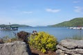 View of Lake Otsego from Cooperstown, New York, USA Royalty Free Stock Photo