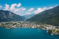 Lake MillstÃÂ¤tter See and DÃÂ¶briach in Carinthia during summer