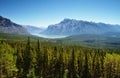 Lake Minnewanka, Banff national park Royalty Free Stock Photo