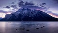 Lake Minnewanka at sunrise