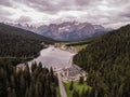 Lake Misurina - Dolomiti Unesco World Heritage - Italy Royalty Free Stock Photo