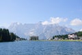 Lake Misurina and Sorapiss - Dolomites, Italy Royalty Free Stock Photo