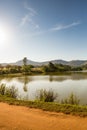 Lake in Mlilwane Wildlife Sanctuary in Swaziland