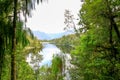 Lake Moeraki located in New Zealand