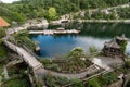 Lake Mohonk in the summer Royalty Free Stock Photo