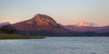 Lake Moogerah Sunrise with Mount Greville in background, Queensland, Australia Royalty Free Stock Photo