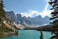 Lake Moraine, Alberta, Canada Royalty Free Stock Photo