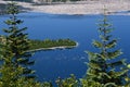 Lake in Mount St. Helens National Volcanic Monument, Washington Royalty Free Stock Photo