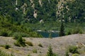 Lake in Mount St. Helens National Volcanic Monument, Washington Royalty Free Stock Photo