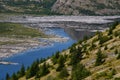 Lake in Mount St. Helens National Volcanic Monument, Washington Royalty Free Stock Photo