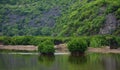 A lake with mountain background in Haiphong