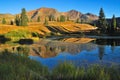 Lake and mountain landscape