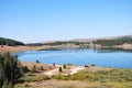 Lake in Mountain Landscape in the Bighorn Mountains, Wyoming Royalty Free Stock Photo