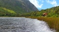 Lake and mountain landscape of Ecuador