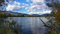Lake with mountain panorama Royalty Free Stock Photo