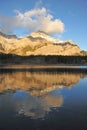 Lake and mountain reflections