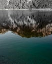 Lake in the mountain reflections Royalty Free Stock Photo