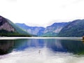 Lake and mountain view in Hallstatt, Astria