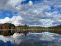 Lake Schwarzsee in the Tyrol mountains