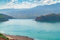 Lake in mountains, Charvak, Uzbekistan