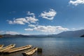 Lake and mountains