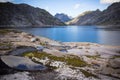 Lake in the mountains, Lofoten