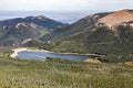 Lake in the mountains near Pikes Peak Royalty Free Stock Photo