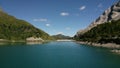 Lake in mountains in North Italy