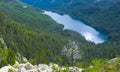 Lake in the mountains of the pyrenees. Aiguestortes and Estany de Sant Maurici National Park Royalty Free Stock Photo