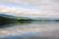 Lake moutain and sky in Thailand Royalty Free Stock Photo