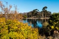 Lake Murray in Fall Season in San Diego Royalty Free Stock Photo