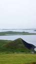 Lake Myvatn triangel hill near pseudocraters