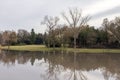 Lake at Nagymagocs palace Royalty Free Stock Photo