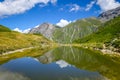 Lake of the nail, Lac du clou, in Pralognan, french alps