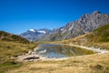 Lake of the nail, Lac du clou, in Pralognan, french alps