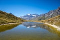 Lake of the nail, Lac du clou, in Pralognan, french alps