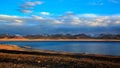 Lake Nam in dusk Royalty Free Stock Photo