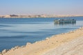 Lake Nasser and the Temple of Beit-El-Wali Royalty Free Stock Photo