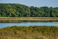 Lake and Nature Protection Area Egglburger See near Ebersberg, Bavaria, Germany Royalty Free Stock Photo