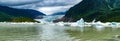 Lake near Mendhenall Glacier huge landscape