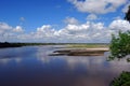 A lake near the Rufiji River in the Selous Game Reserve Tanzania