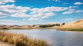 lake nebraska sandhills lakes Royalty Free Stock Photo