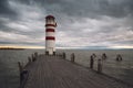 Lake Neusiedl in Austria Royalty Free Stock Photo