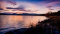 Lake in New Zealand outback, lake Aoraki Mount Cook National Park Royalty Free Stock Photo