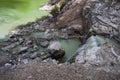 Lake Ngakoro waterfall Royalty Free Stock Photo