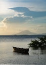 Lake Nicaragua and Ometepe Royalty Free Stock Photo