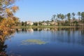 Lake Nona Waterfront Property in Lake Nona Orlando Florida Royalty Free Stock Photo