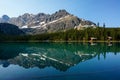 Lake O'Hara & SchÃÂ¤ffer Ridge in Yoho National Park Royalty Free Stock Photo