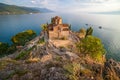 Lake Ohrid and the church of St. John Kaneo Macedonia